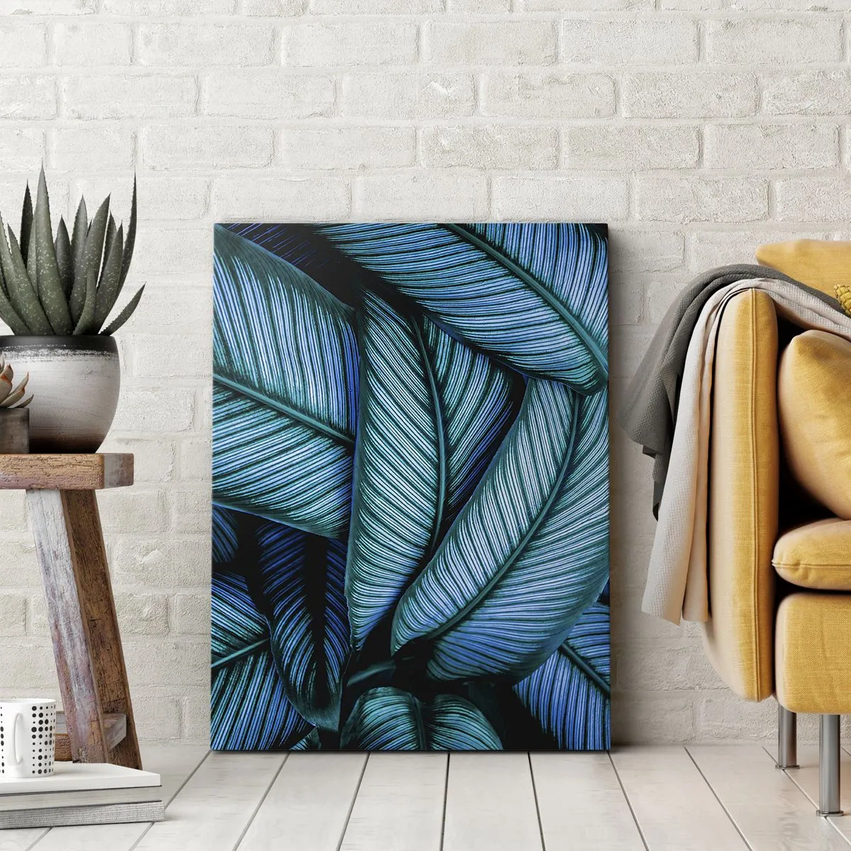 Bild auf Leinwand - Leinwandbild - Lebenslinien - 45x80 cm