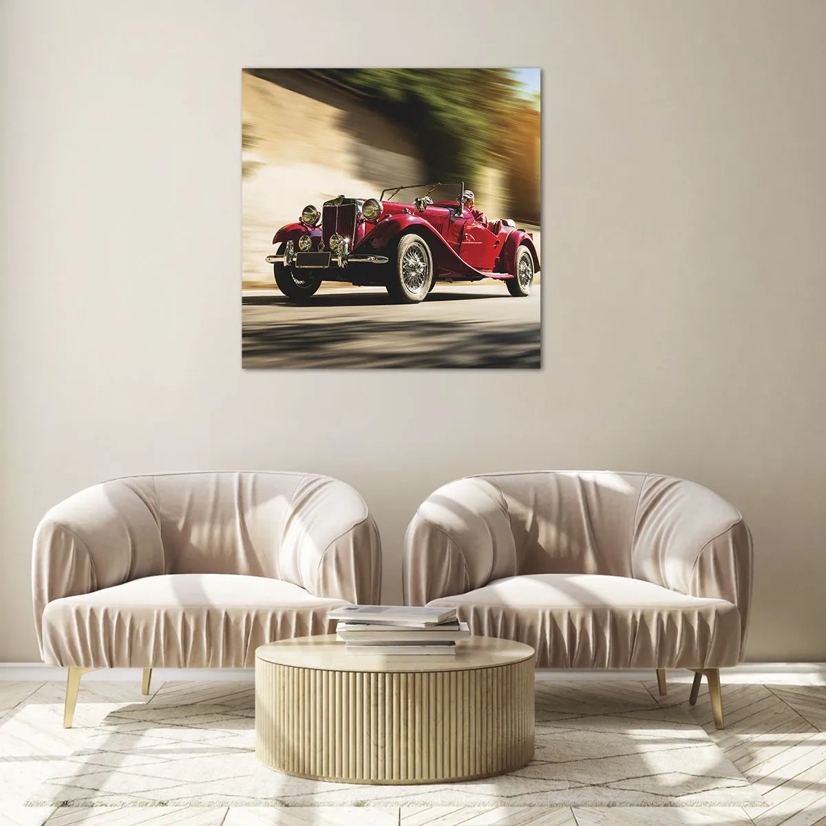 Glasbild - Bild auf glas - Schöner als Nike von Samothrake - 30x30 cm