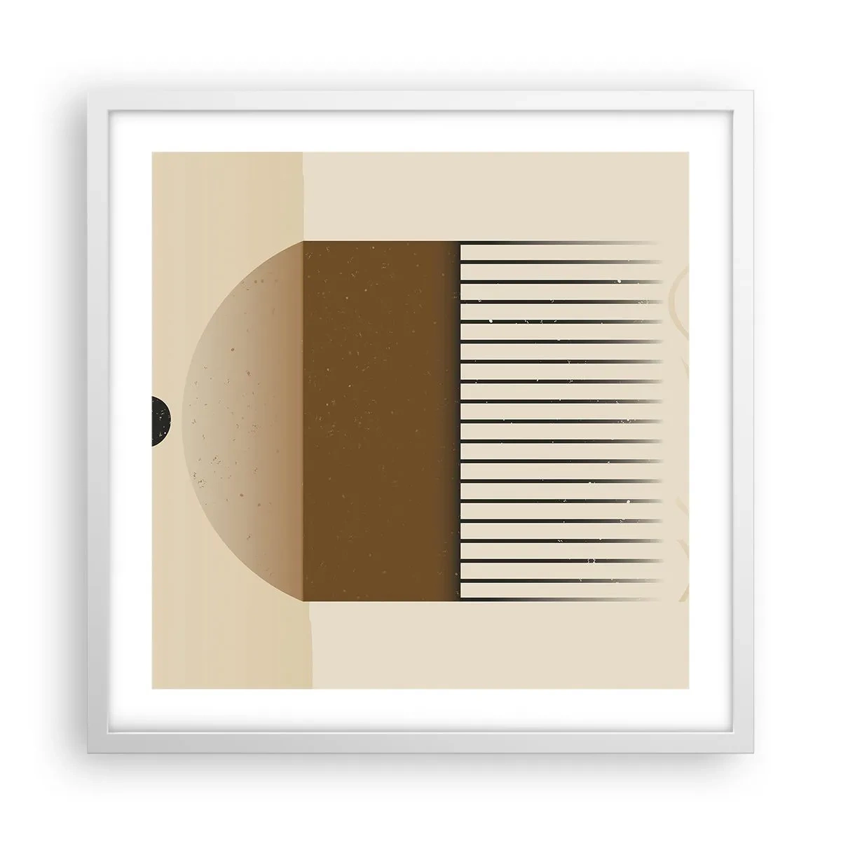 Poster in einem weißen Rahmen - Verschiedene Staaten - 50x50 cm
