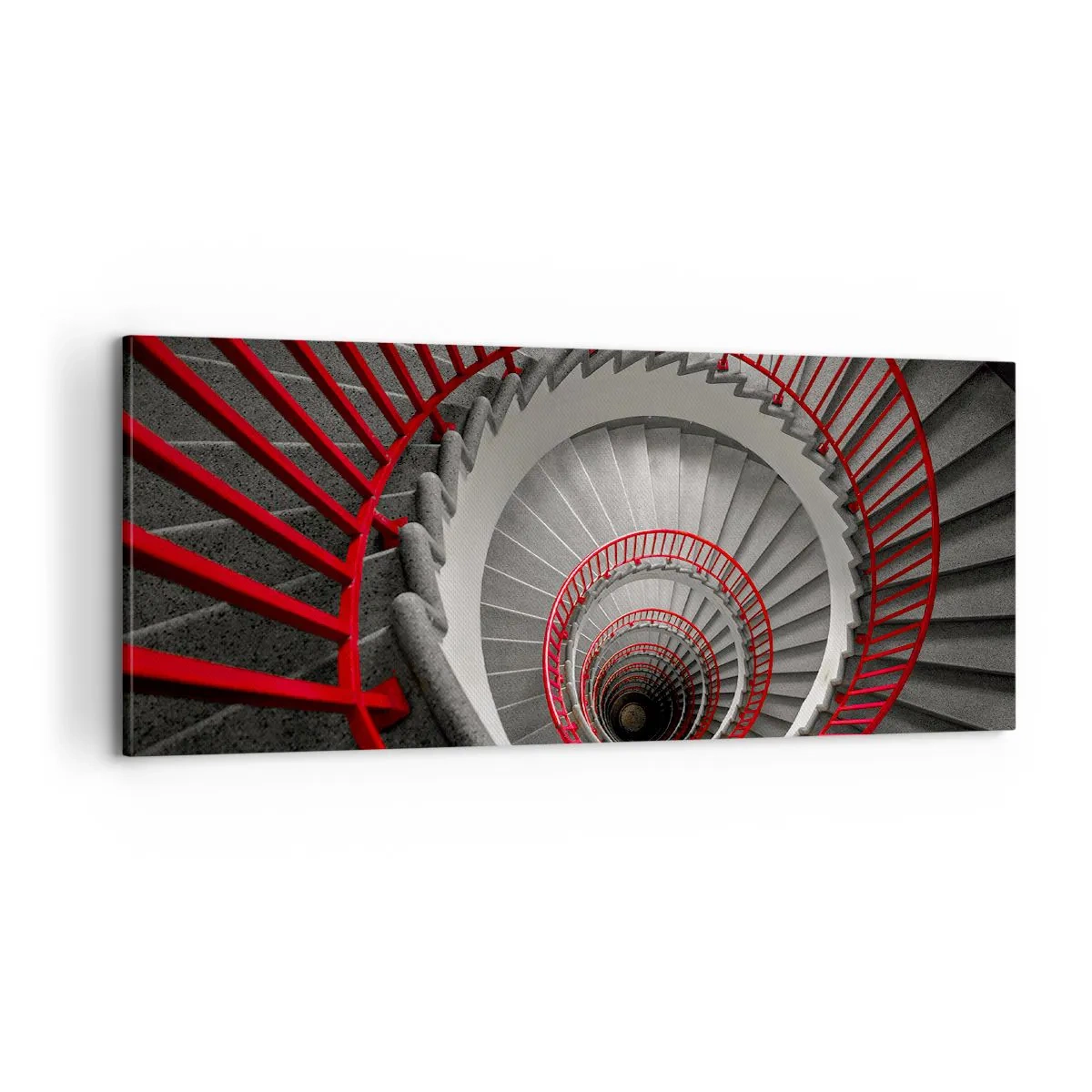 Bild auf Leinwand - Leinwandbild - Architekturspaß - 100x40 cm