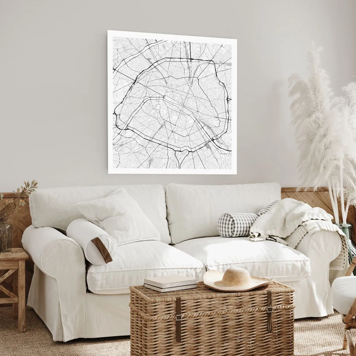 Poster - Pariser Blume - 60x60 cm