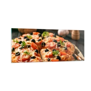 Glasbild - Bild auf glas - Du bist schon wieder davongekommen - 100x40 cm