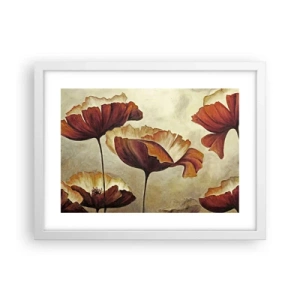 Poster in einem weißen Rahmen - Weideland - 40x30 cm