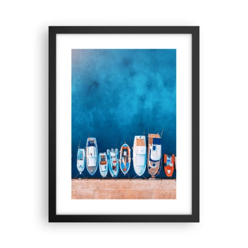 Poster in einem schwarzem Rahmen - In einer Reihe - 30x40 cm