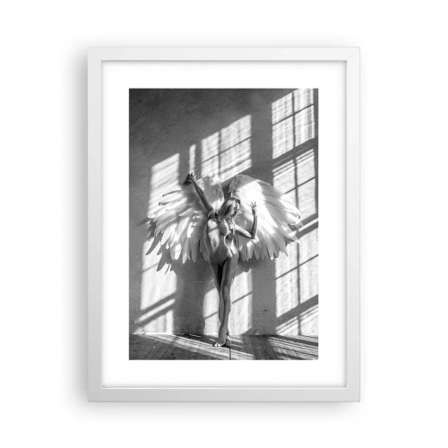 Poster in einem weißen Rahmen - Direkt vom Himmel - 30x40 cm