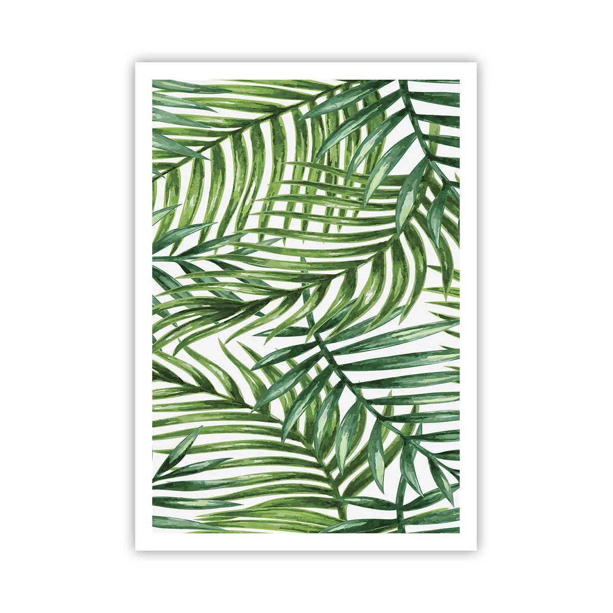 Poster - Unter dem grünen Baldachin - 70x100 cm