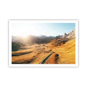 Poster - In einem goldenen Tal - 91x61 cm