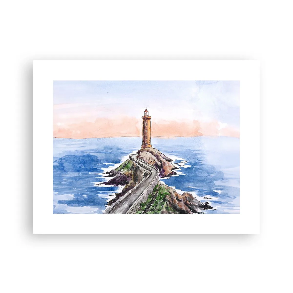 Poster - Dem Meer zugewandt - 40x30 cm