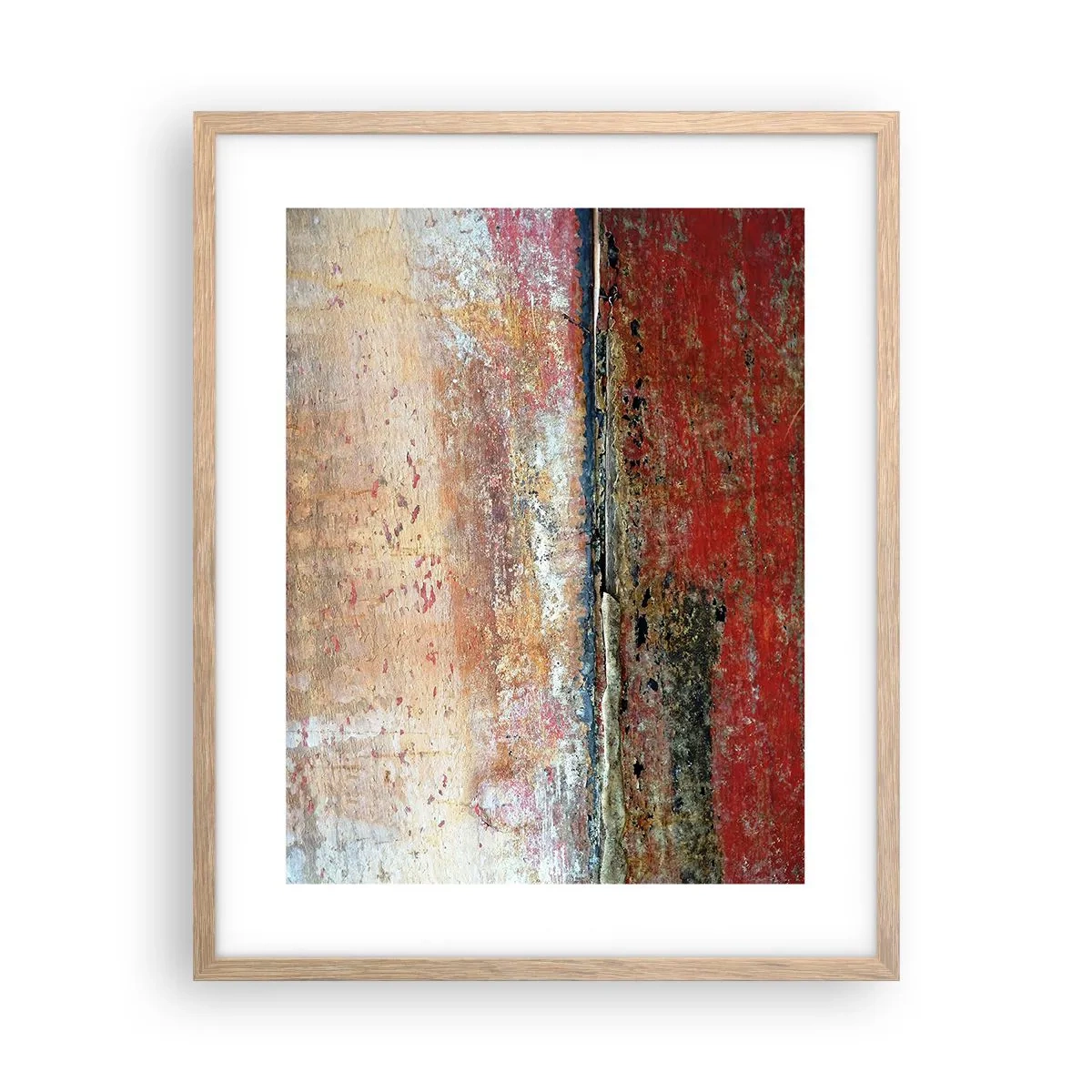 Poster in einem Rahmen aus heller Eiche - Vielleicht liegt es am Meer - 40x50 cm