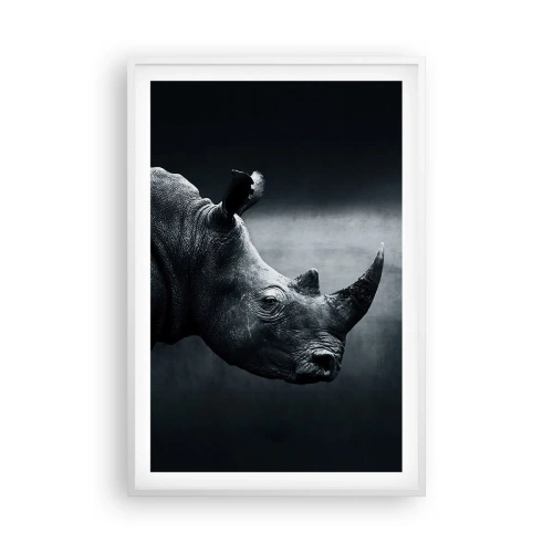 Poster in einem weißen Rahmen - Richtiges Profil - 61x91 cm