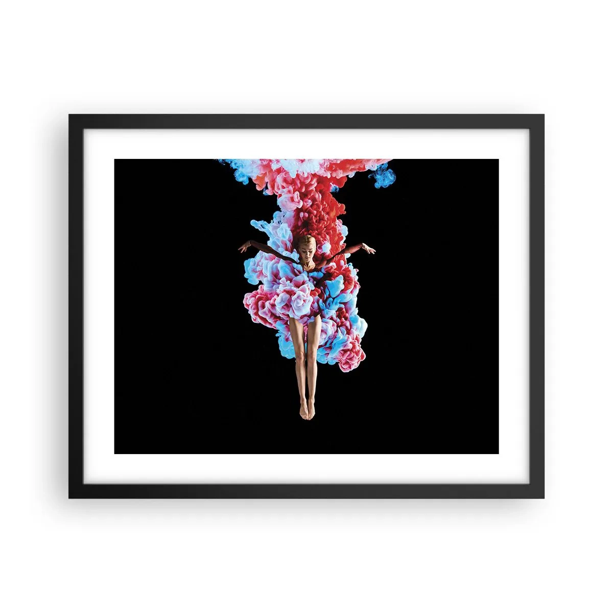 Poster in einem schwarzem Rahmen - In voller Blüte - 50x40 cm