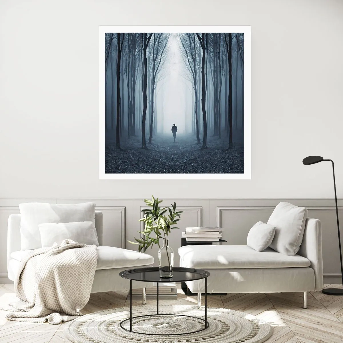 Poster - Alles einfach und übersichtlich - 40x40 cm