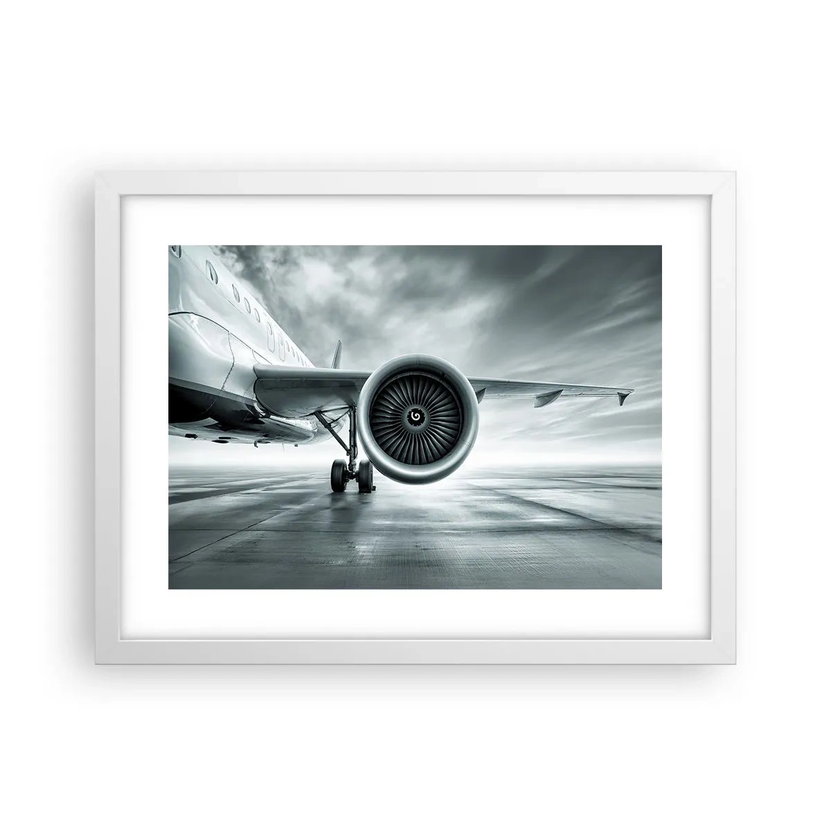 Poster in einem weißen Rahmen - Die Macht ist da! - 40x30 cm