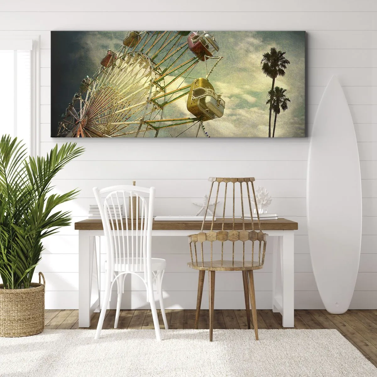 Bild auf Leinwand - Leinwandbild - Es wird Spaß geben ... - 100x40 cm