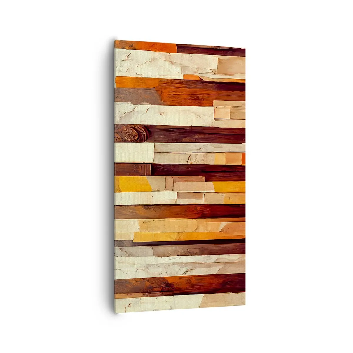 Bild auf Leinwand - Leinwandbild - Hymne der Waldbäume - 65x120 cm