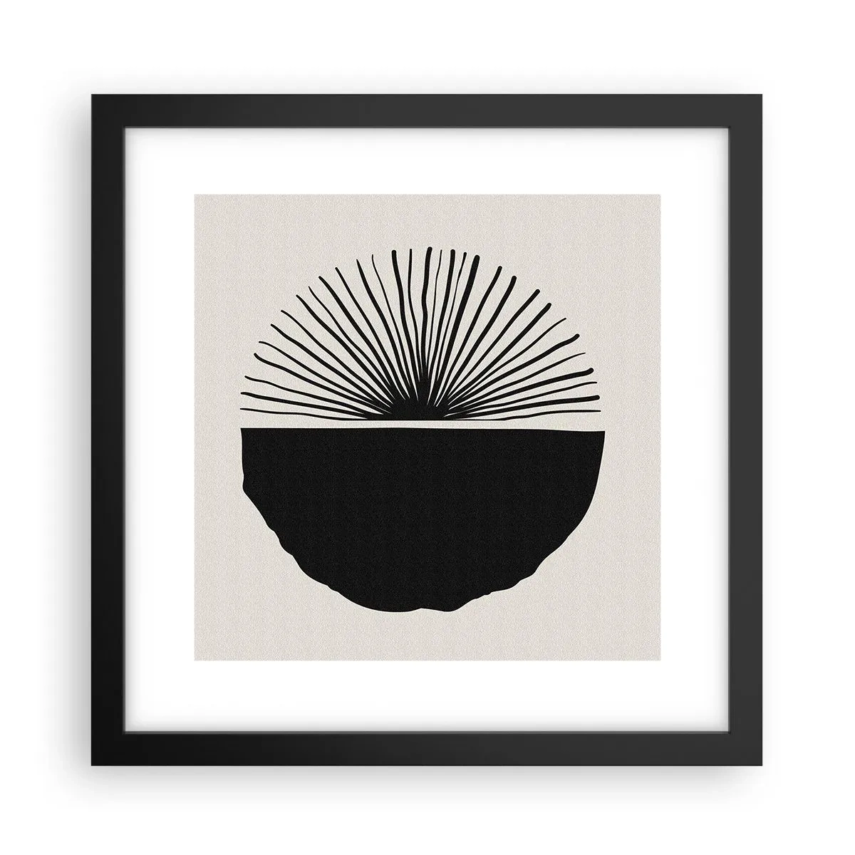 Poster in einem schwarzem Rahmen - Eine Reihe von Möglichkeiten - 30x30 cm
