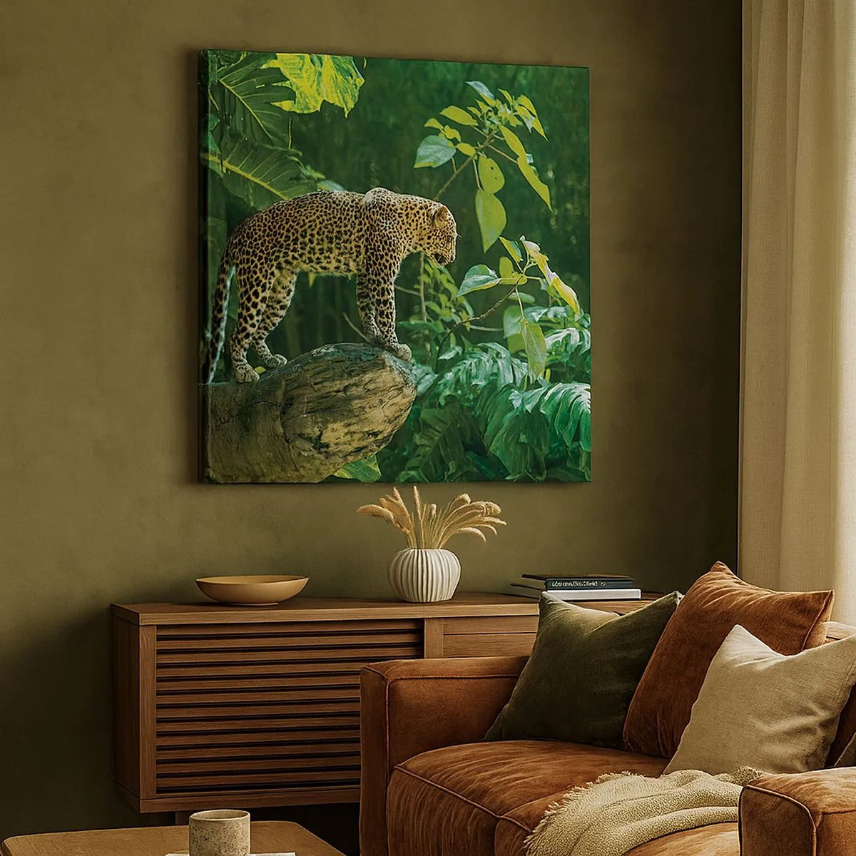 Bild auf Leinwand - Leinwandbild - Auf die Jagd? - 30x30 cm