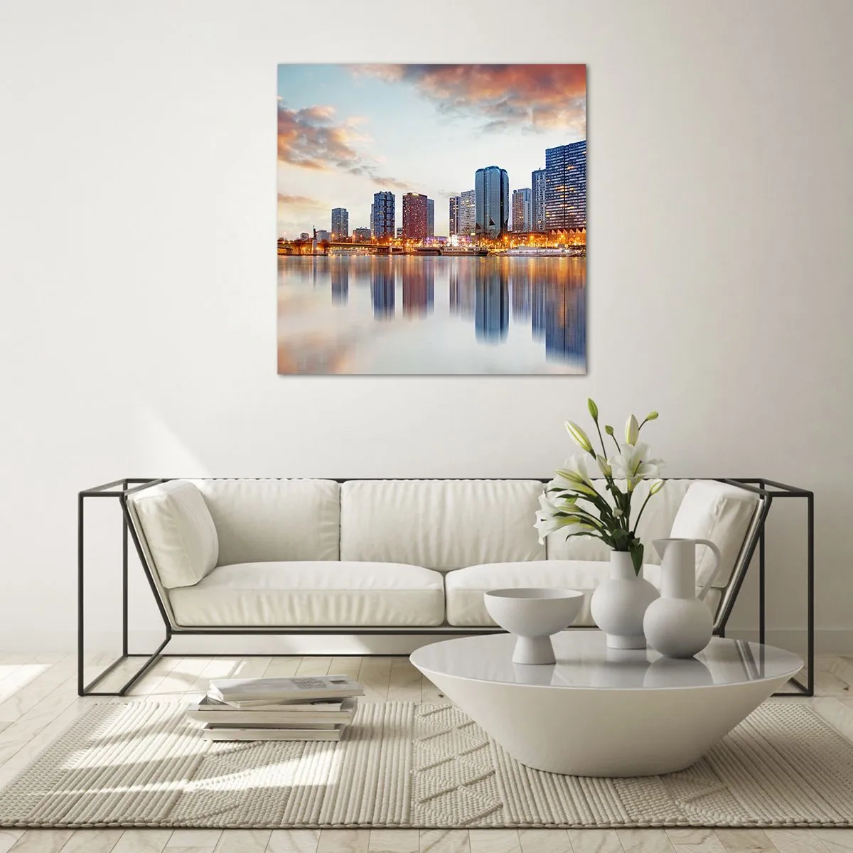 Glasbild - Bild auf glas - Die monumentale Ruhe von Paris - 50x50 cm