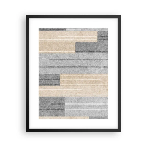 Poster in einem schwarzem Rahmen - Komposition: Vertikal halten - 40x50 cm