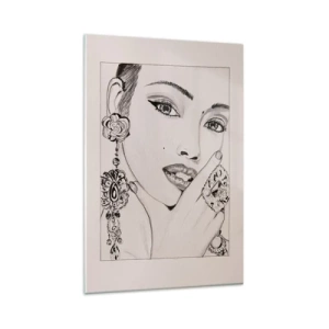 Glasbild - Bild auf glas - Das schönste Juwel - 80x120 cm