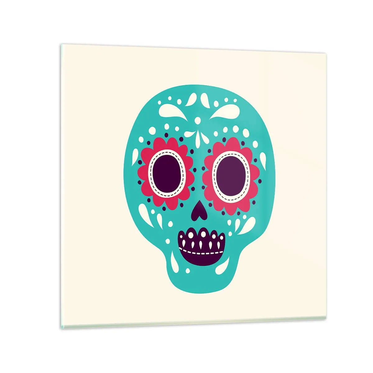 Glasbild - Bild auf glas - Das Leben – Spaß bis zum Tod - 50x50 cm