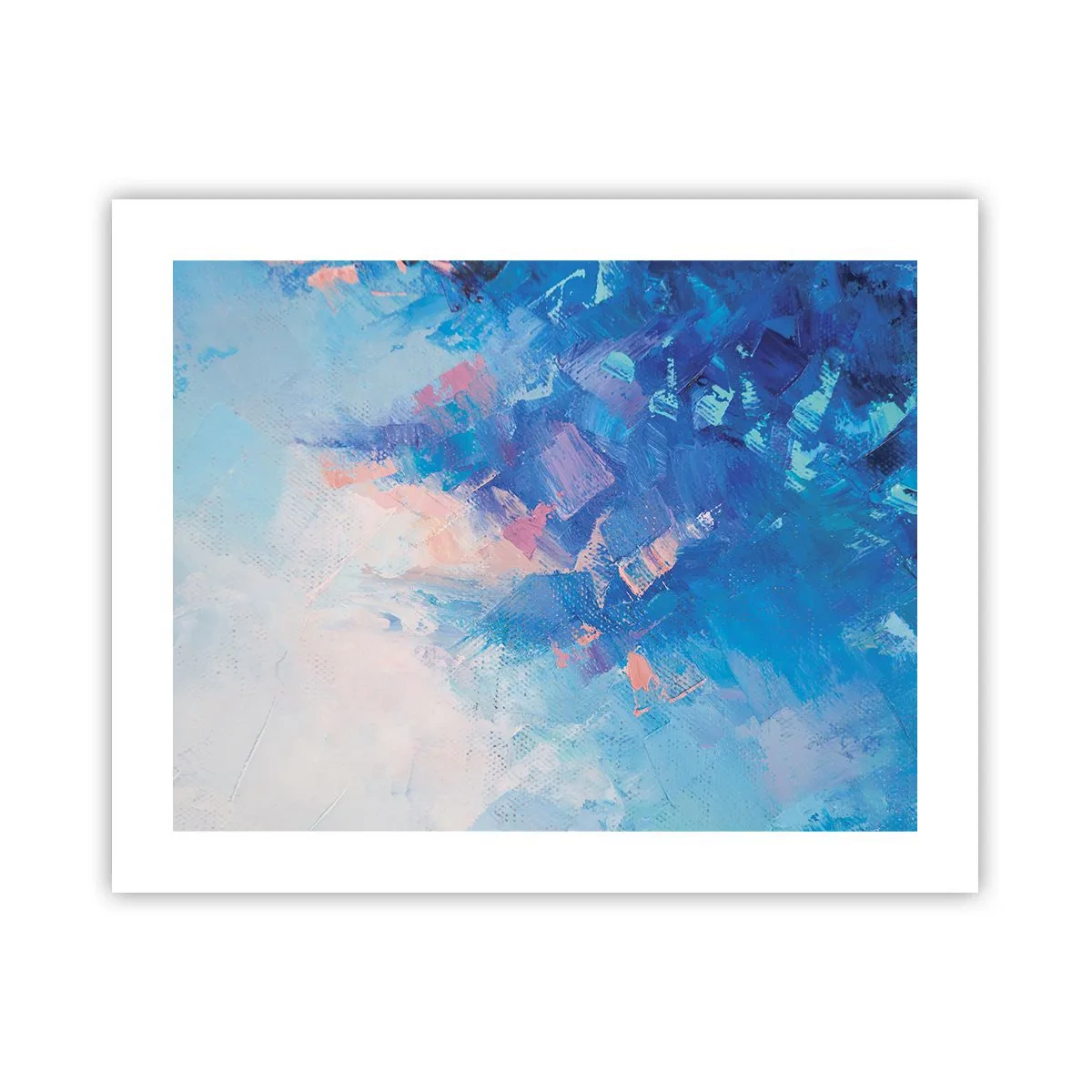 Poster - Winter-Abstraktion - 50x40 cm