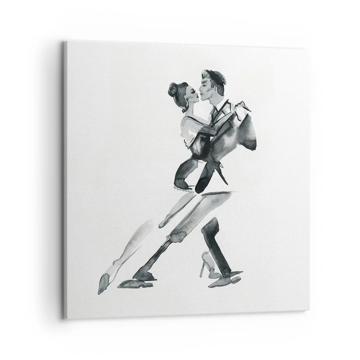 Bild auf Leinwand - Leinwandbild - In einem Schlag - 50x50 cm