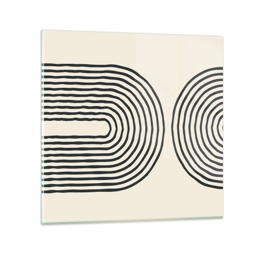 Glasbild - Bild auf glas - In einem Moment ... - 70x70 cm