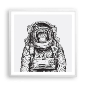 Poster in einem weißen Rahmen - Alternative Evolution - 60x60 cm