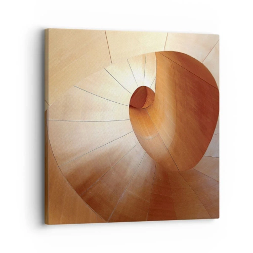 Bild auf Leinwand - Leinwandbild - Architektonische Serpentine - 30x30 cm