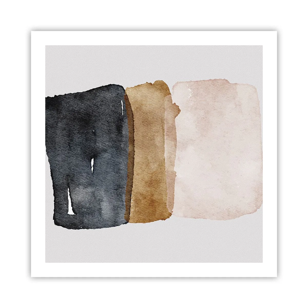 Poster - Die Komposition der Farben der Erde - 60x60 cm