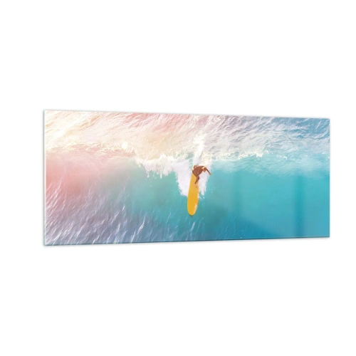 Glasbild - Bild auf glas - Der Ozeanreiter - 100x40 cm