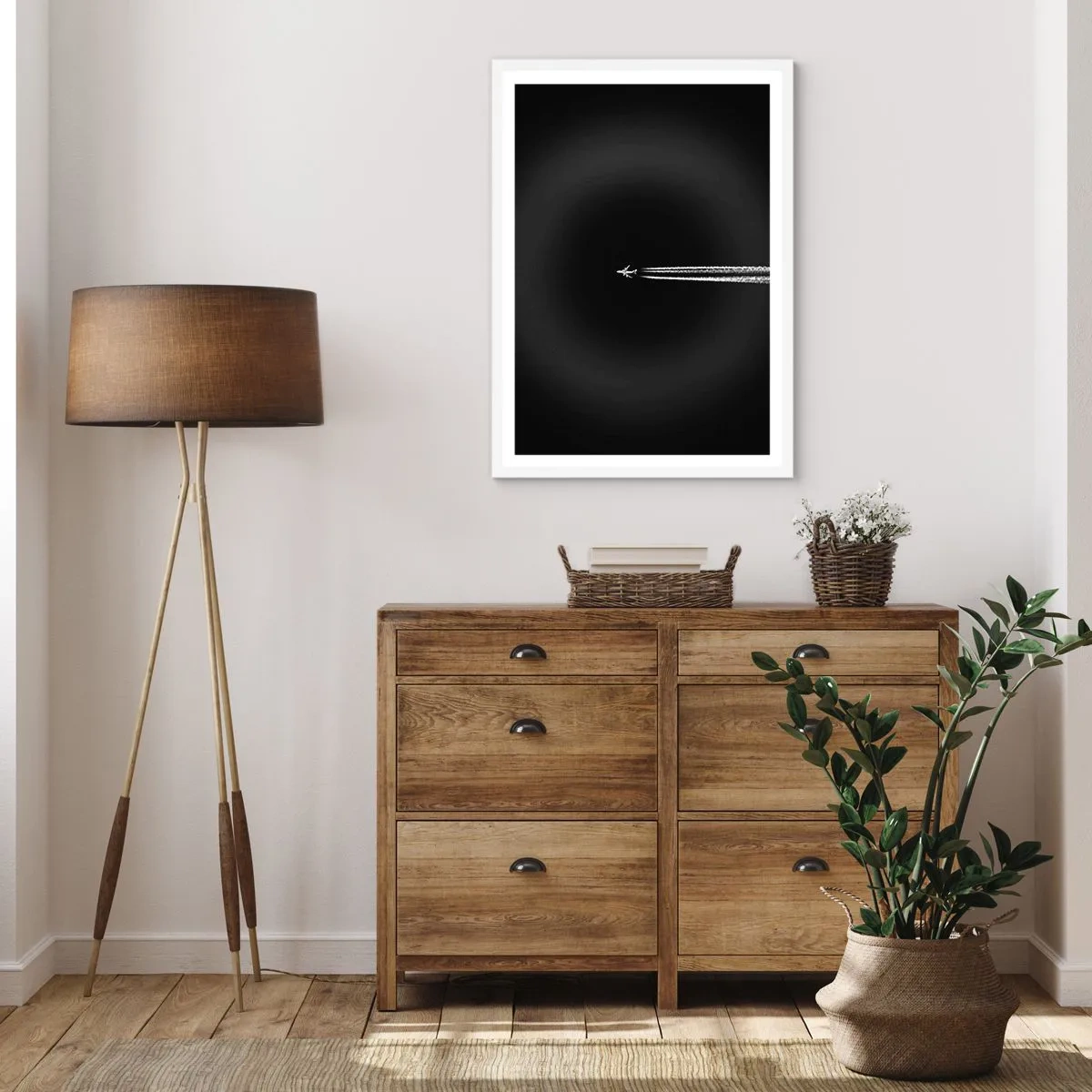 Poster in einem weißen Rahmen - In eine andere Dimension - 40x50 cm