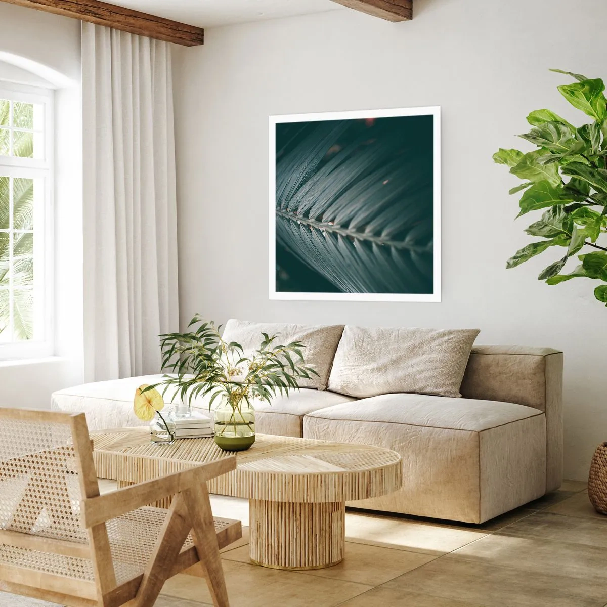 Poster - Die Präzision der Natur - 30x30 cm