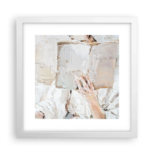 Poster in einem weißen Rahmen - In einer anderen Welt - 30x30 cm