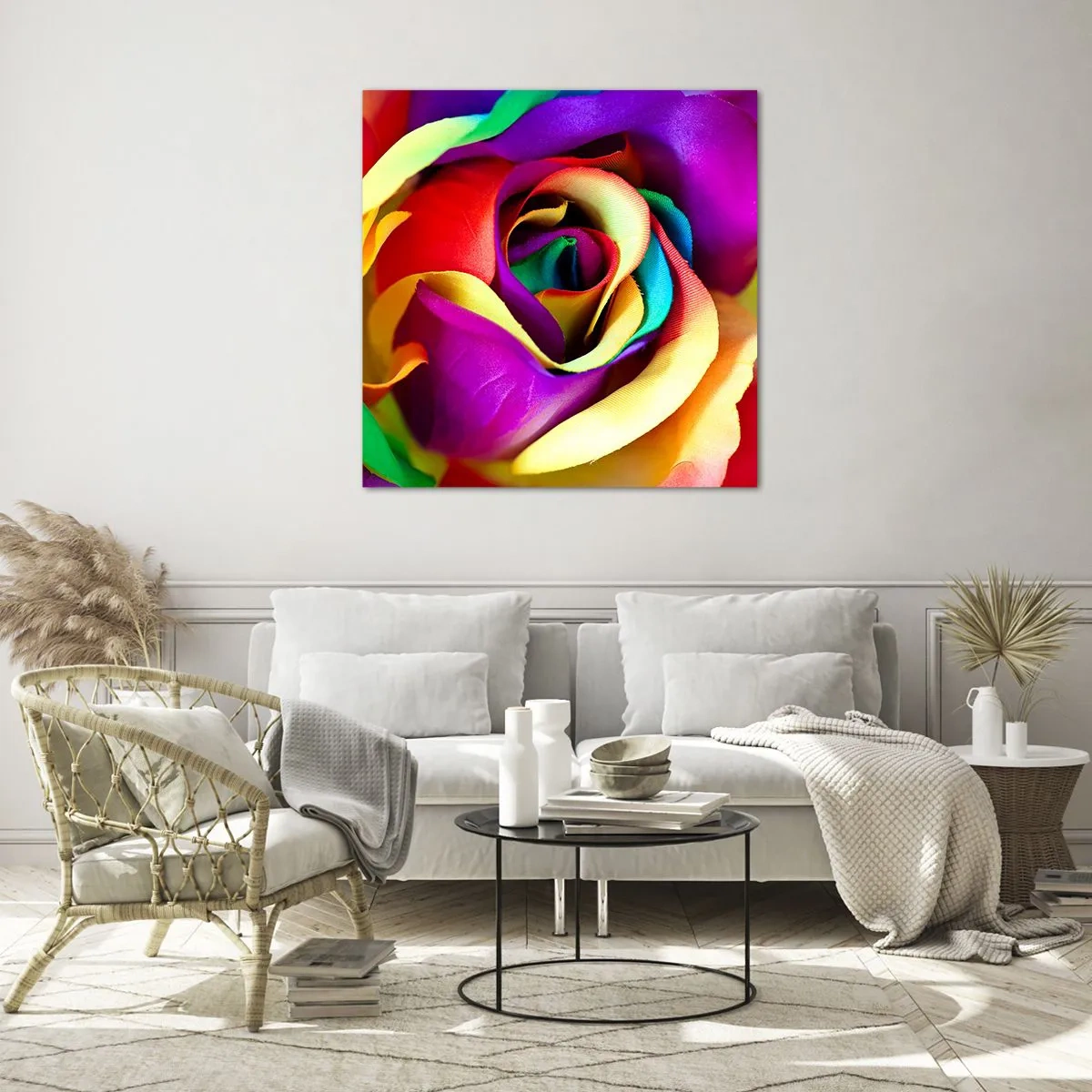 Glasbild - Bild auf glas - Es ist unmöglich - 40x40 cm