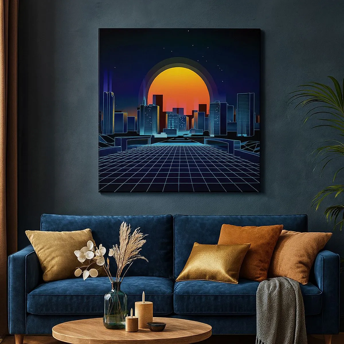 Bild auf Leinwand - Leinwandbild - Willst du immer noch zu Real gehen? - 30x30 cm