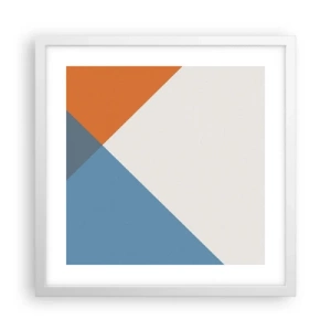 Poster in einem weißen Rahmen - In einem Winkel… - 40x40 cm