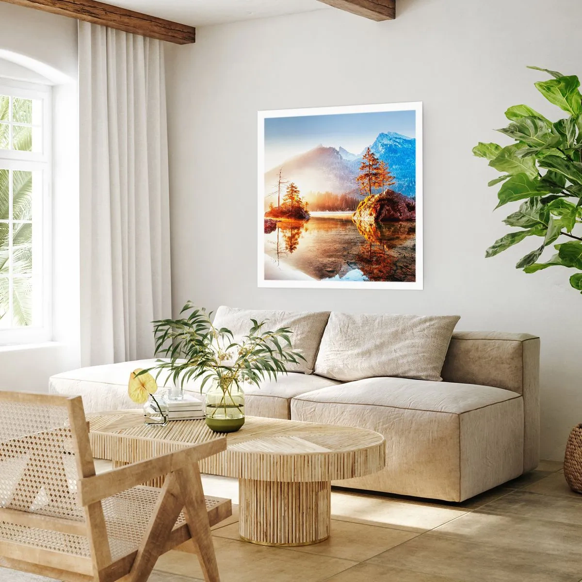 Poster - Natur in neuem Licht - 60x60 cm