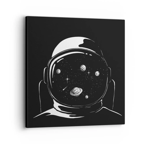 Bild auf Leinwand - Leinwandbild - Schöne Aussicht - 30x30 cm