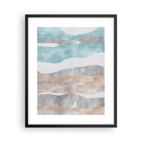 Poster in einem schwarzem Rahmen - Studie über Nähe - 40x50 cm