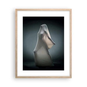 Poster in einem Rahmen aus heller Eiche - Versteckte Wünsche - 40x50 cm