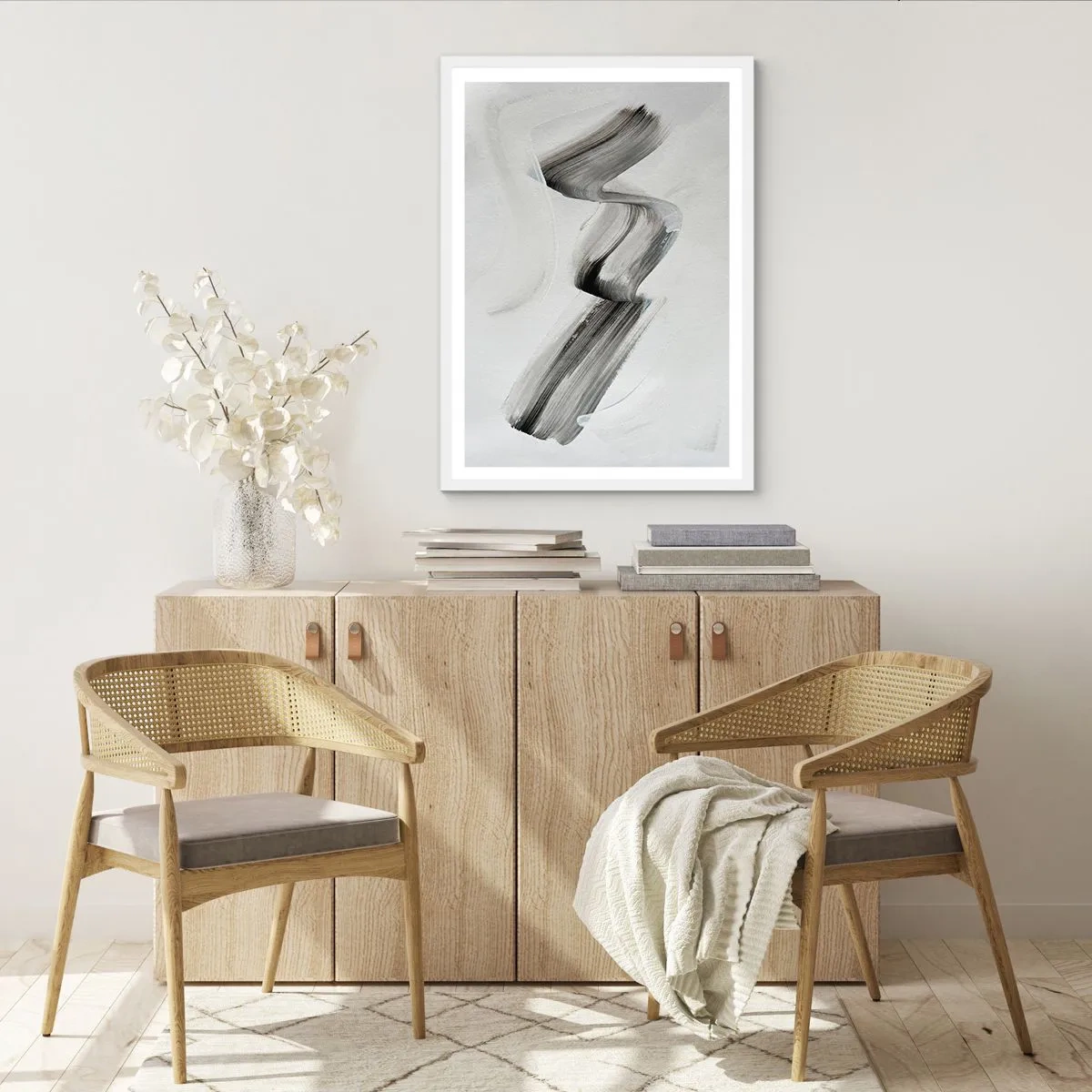 Poster in einem weißen Rahmen - Lässig zum Spaß - 40x50 cm