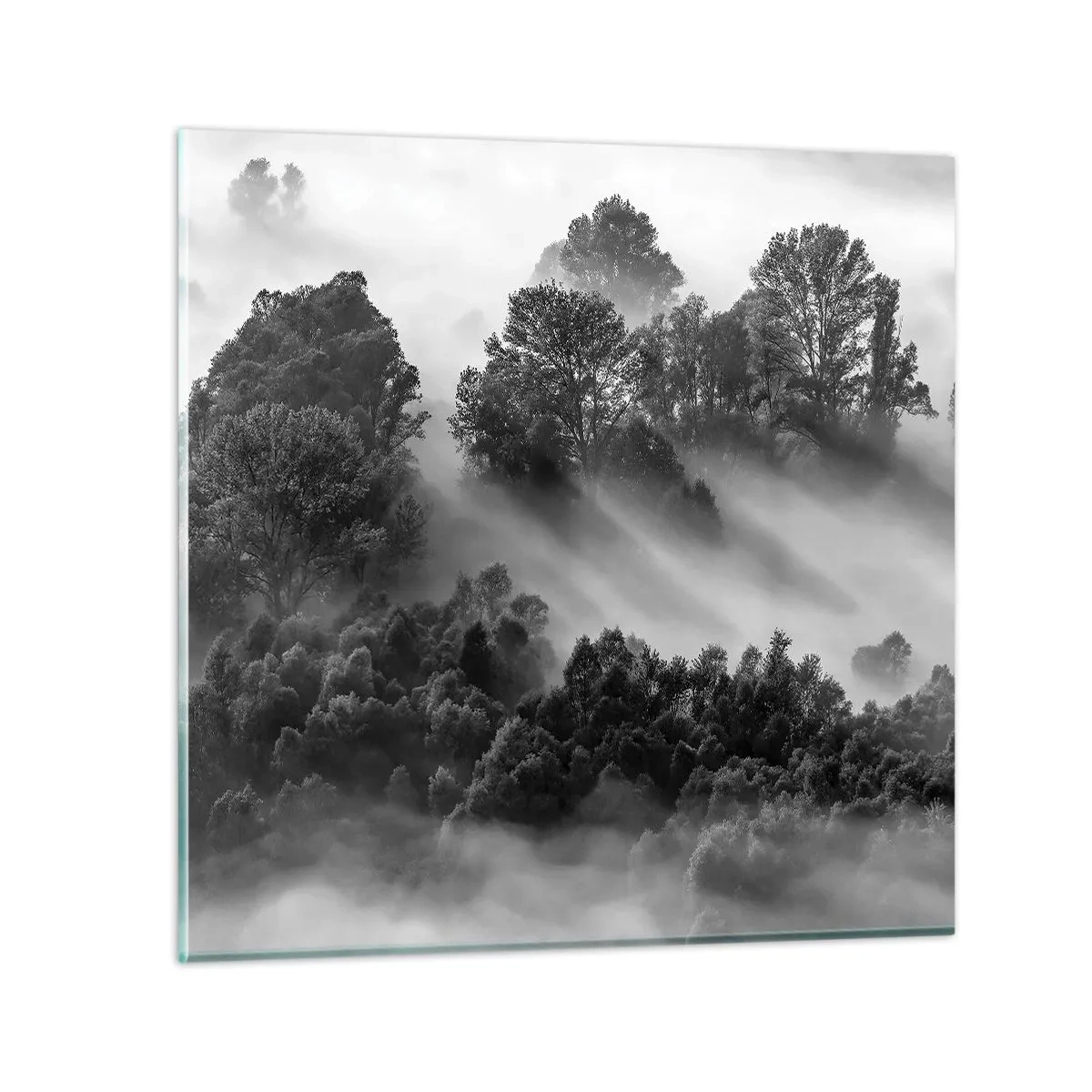 Glasbild - Bild auf glas - Aufstehend aus dem Schlaf - 60x60 cm