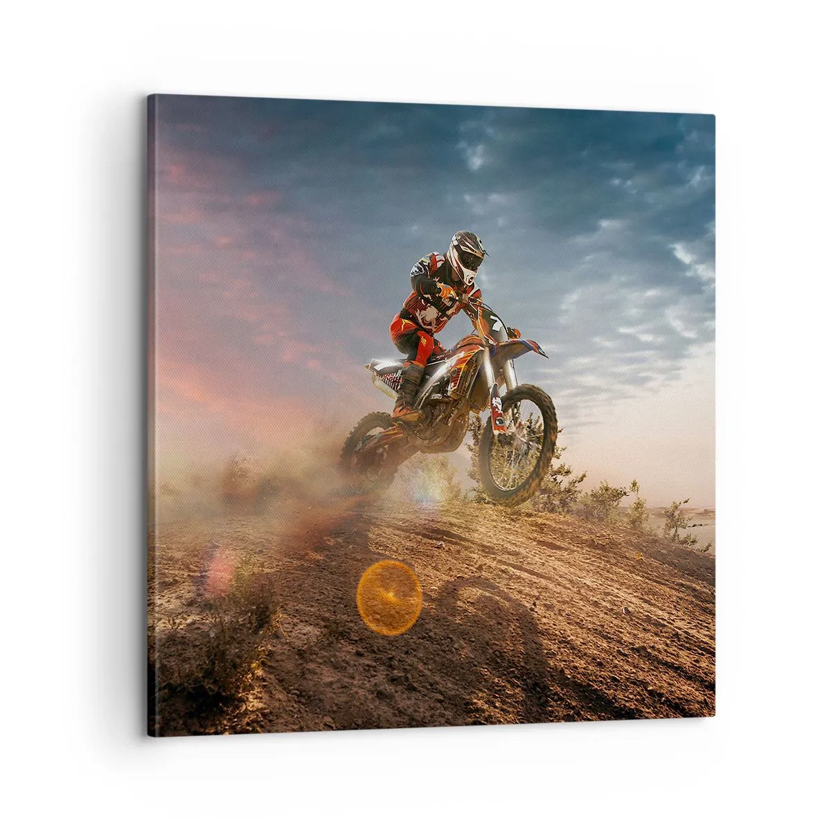 Bild auf Leinwand - Leinwandbild - Für den Sieg - 60x60 cm