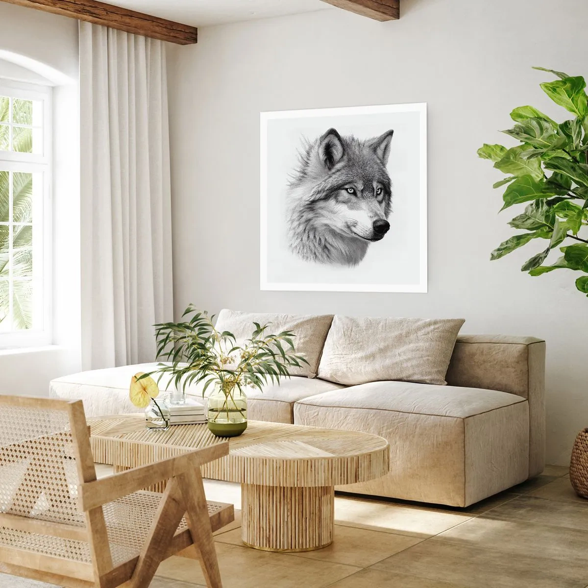 Poster - Alpha – ohne Zweifel - 50x50 cm