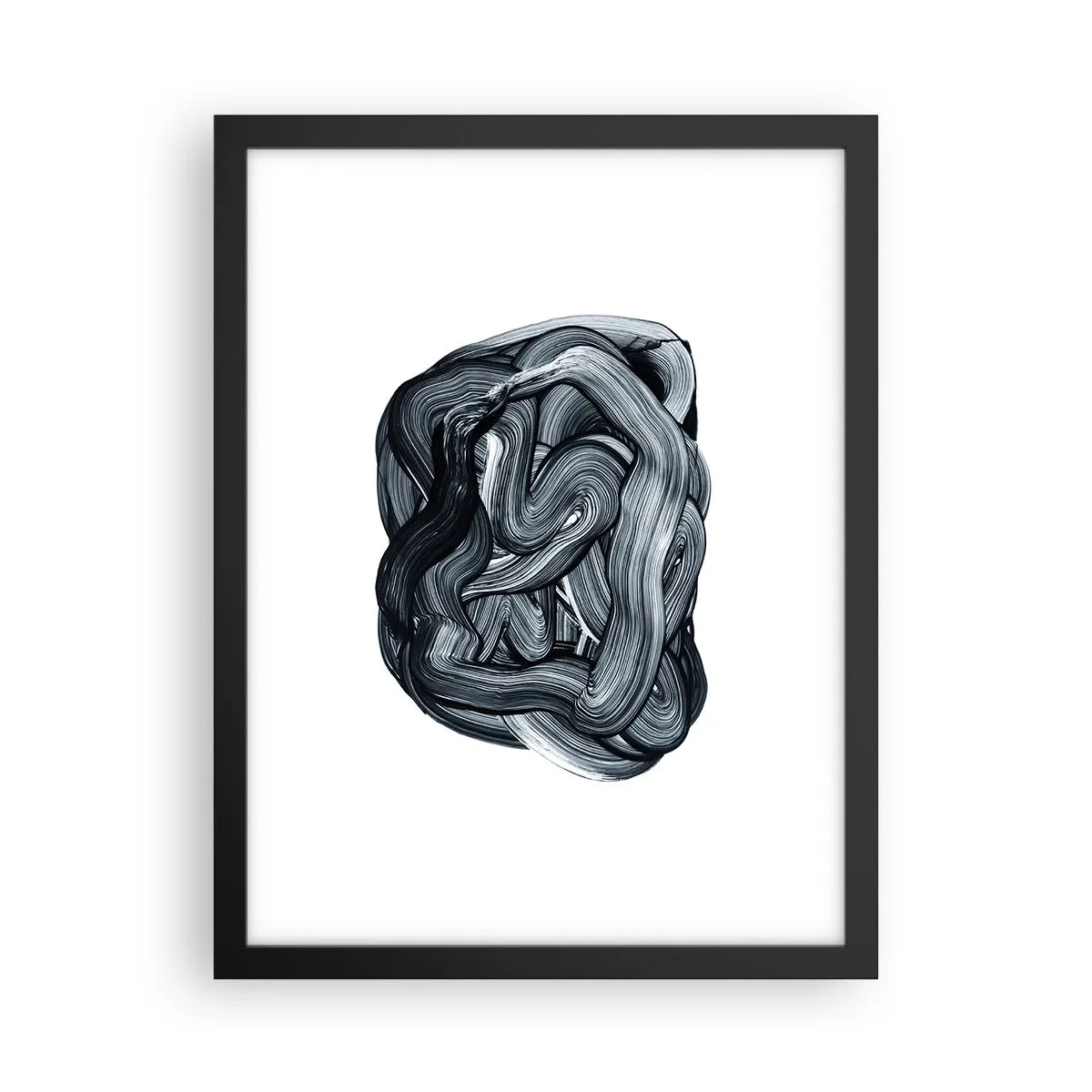 Poster in einem schwarzem Rahmen - Es ist nicht so einfach - 30x40 cm