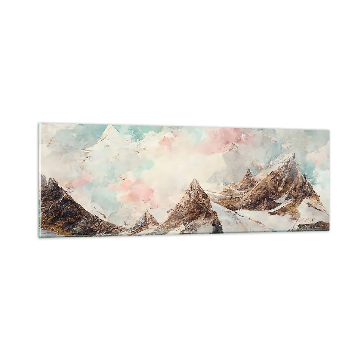 Glasbild - Bild auf glas - Felsklingen - 90x30 cm