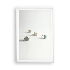 Poster in einem weißen Rahmen - Pures Leben - 61x91 cm