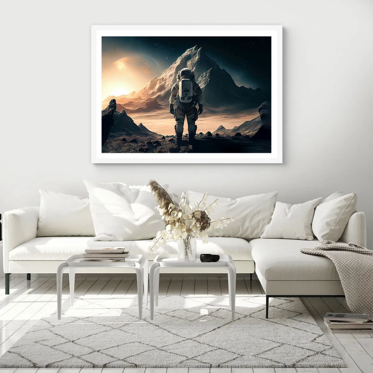 Poster in einem weißen Rahmen - Neue Herausforderung - 70x50 cm